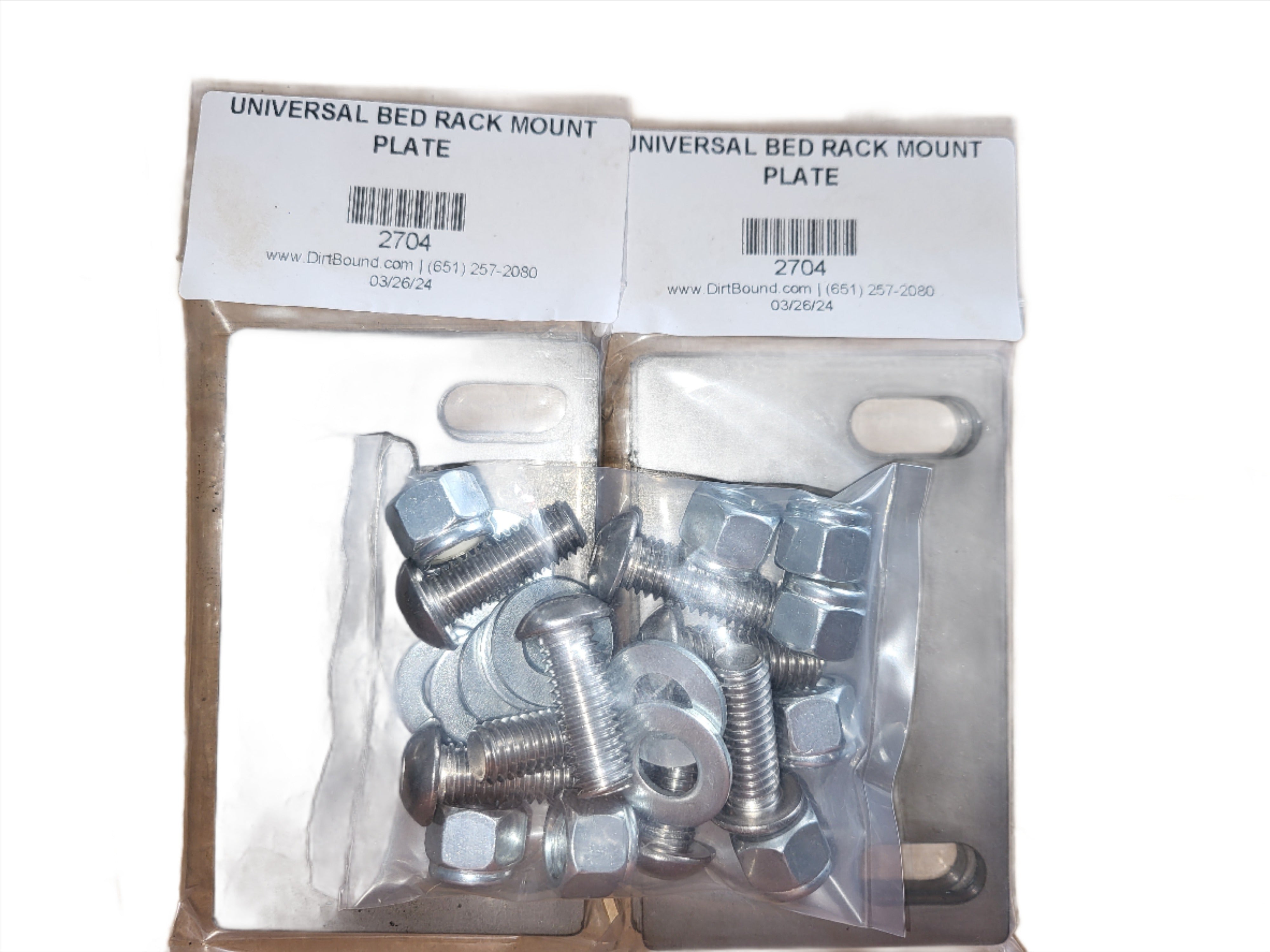 Hardware kit for bed rack Bracket