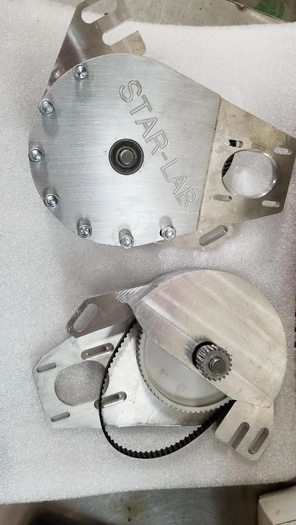 X axis belt reduction unit