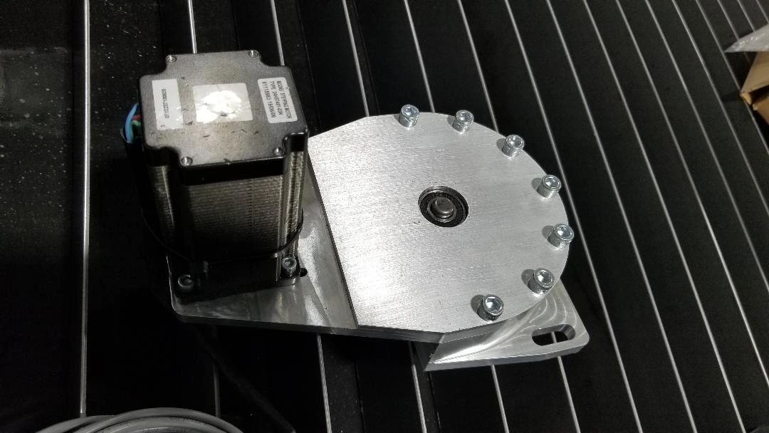 Y axis reduction unit assembly (Minus motor and motor pulley)