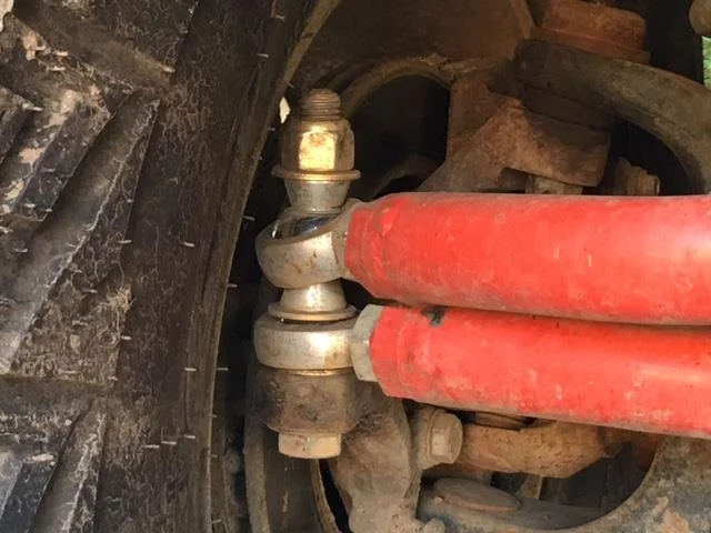 OTK passenger side knuckle install